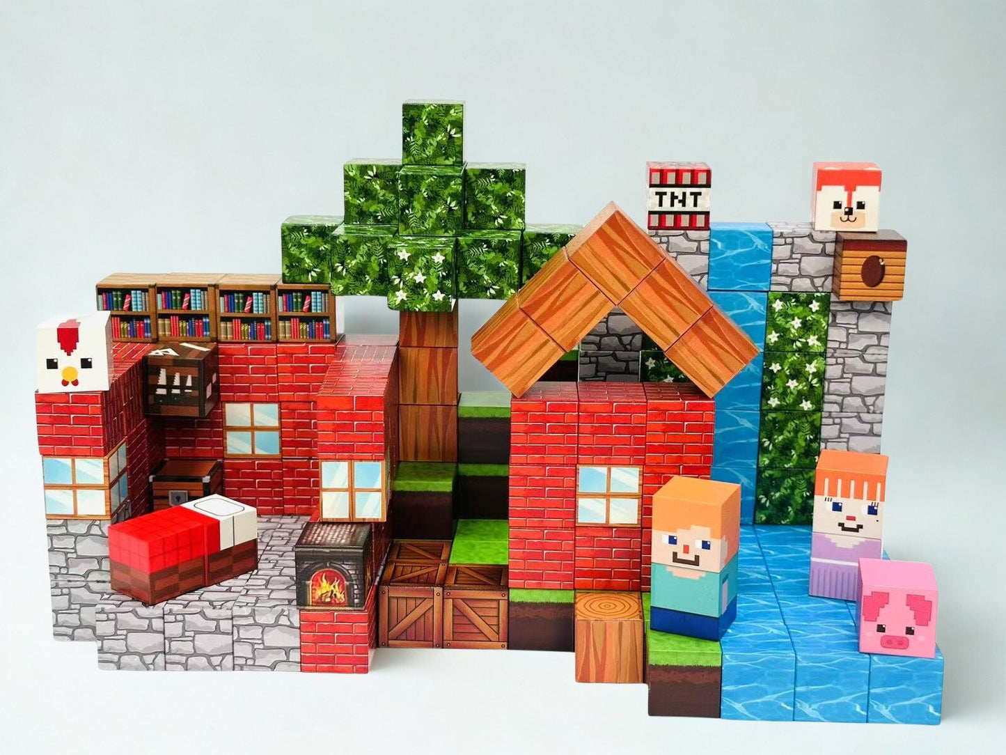 MindGlow 200pcs Magnetic Building Blocks - STEM Educational Toy for Kids (Ages 3+)