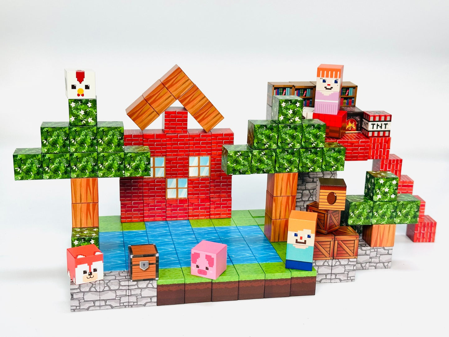 MindGlow 200pcs Magnetic Building Blocks - STEM Educational Toy for Kids (Ages 3+)