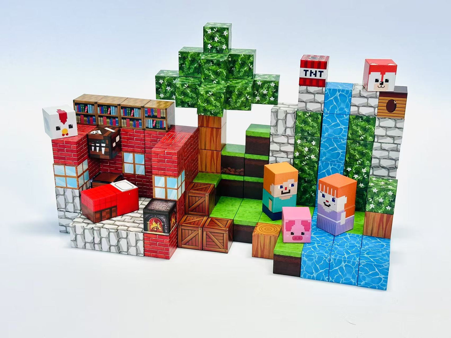 MindGlow 200pcs Magnetic Building Blocks - STEM Educational Toy for Kids (Ages 3+)