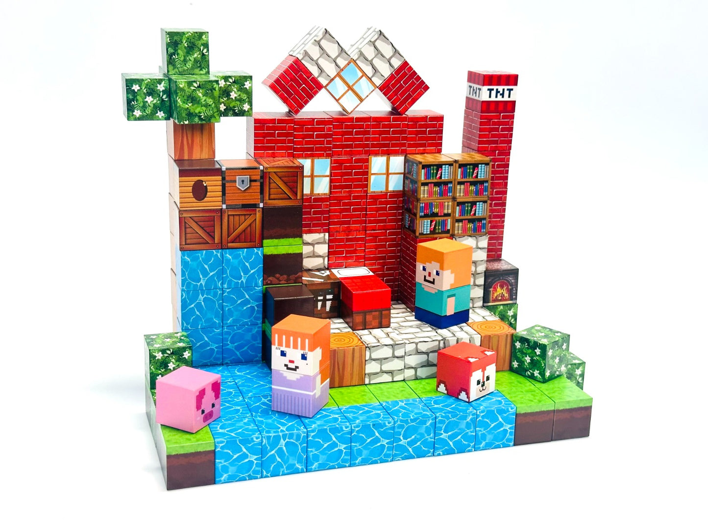 MindGlow 200pcs Magnetic Building Blocks - STEM Educational Toy for Kids (Ages 3+)